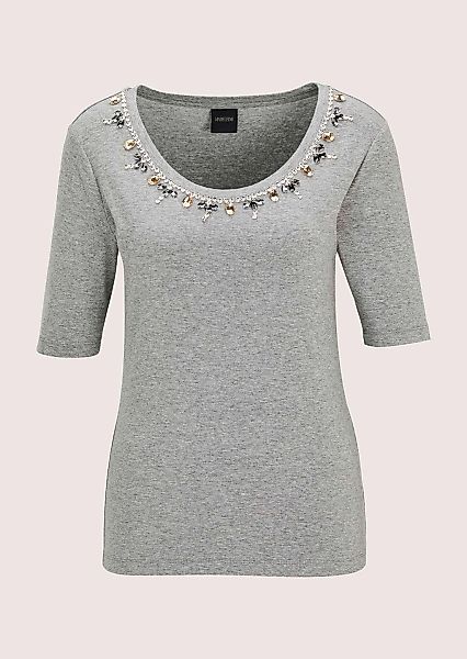 MADELEINE Kurzarmshirt "Shirt Elegantes Oberteil mit Schmucksteinen" günstig online kaufen