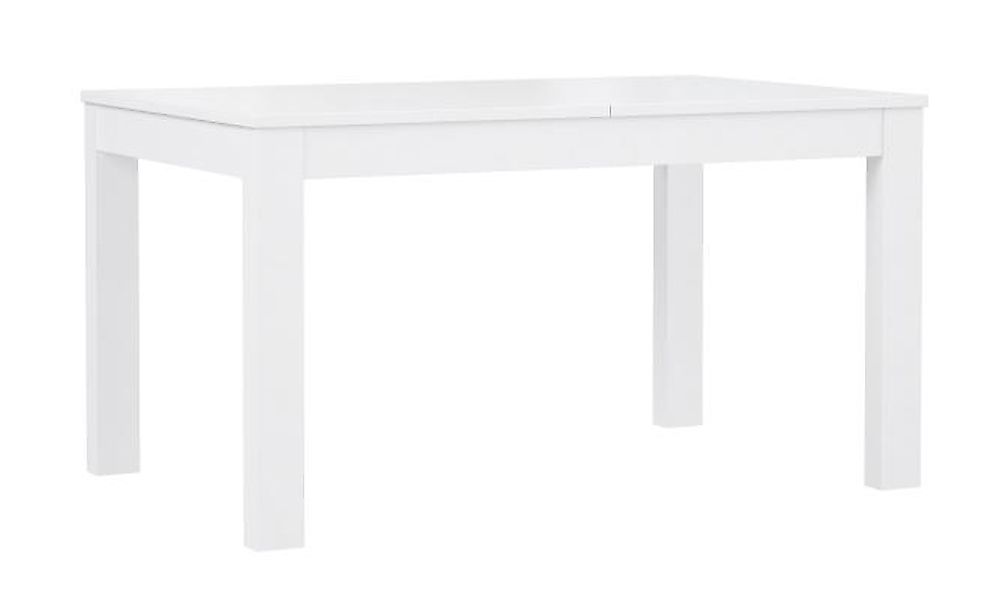 Esstisch ausziehbar Tuluza von Forte Weiss Hochglanz / Weiss günstig online kaufen