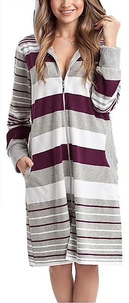 Aquarti Damenbademantel Aquarti Damen Frottee Bademantel Morgenmantel Gestr günstig online kaufen