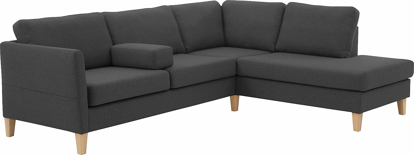 ATLANTIC home collection Ecksofa »Mailo L-Form«, mit Seitentaschen und Otto günstig online kaufen