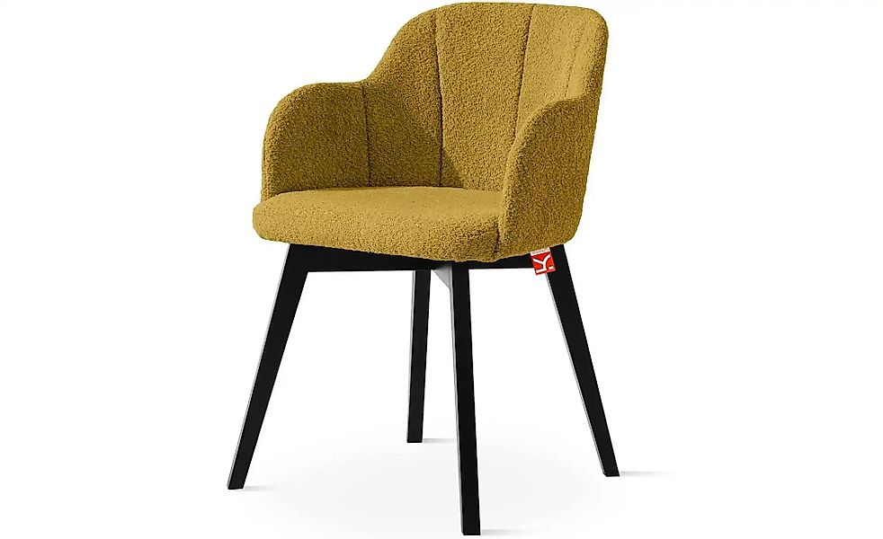 KONSIMO Polsterstuhl   ¦ gelb ¦ Maße (cm): B: 54,5 H: 80 Stühle > Polsterst günstig online kaufen