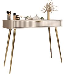 Compleo Schminktisch mit Schublade, Glamour Beige/Schwarz, günstig online kaufen