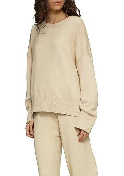 QS Rundhalspullover mit Rippbündchen günstig online kaufen