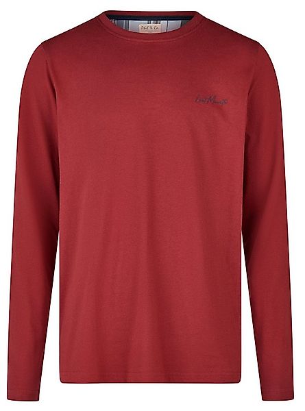 Phil & Co. Pyjamaoberteil Herren Pyjamashirt mit langem Arm (1-tlg) Baumwol günstig online kaufen