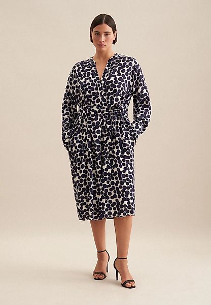 seidensticker Sommerkleid "Schwarze Rose" 1/1 Kragen Punkte günstig online kaufen