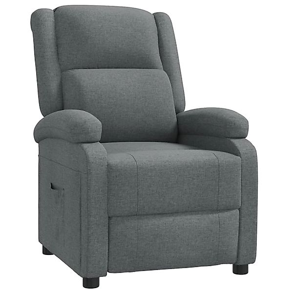 vidaXL Sessel Relaxsessel Dunkelgrau Stoff (1-St) günstig online kaufen
