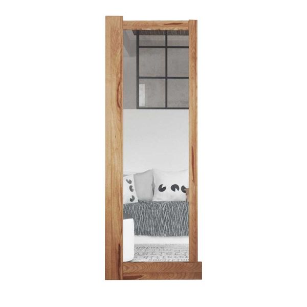 Garderobenspiegel aus Kernbuche Massivholz 60 cm hoch günstig online kaufen