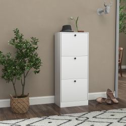 HOMCOM Schuhkipper Schuhkipper mit 3 Klappen, günstig online kaufen