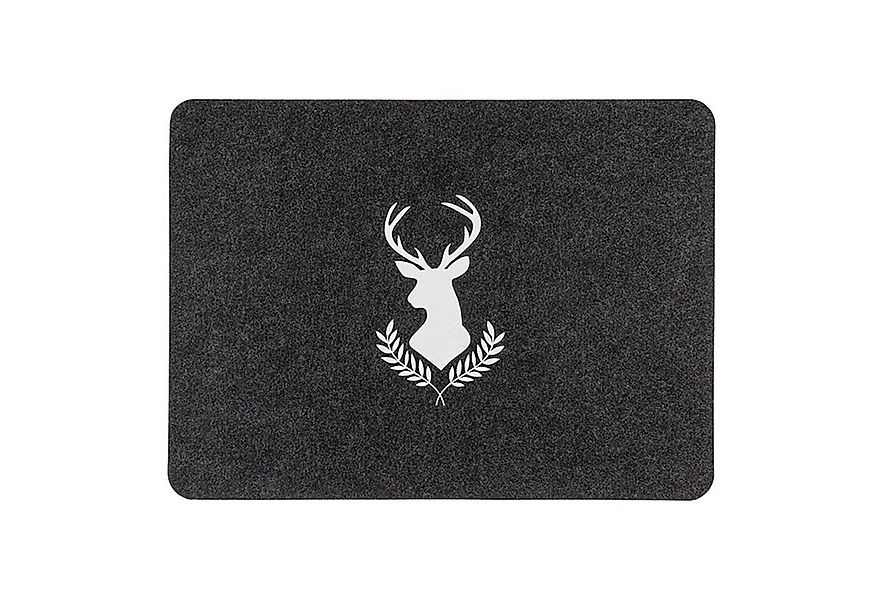 Haus und Deko Platzset Tischset Hirsch Motiv Filz Platzset 44x32 cm Unterse günstig online kaufen