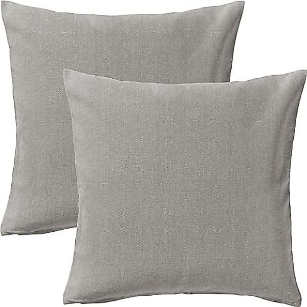 Erwin Müller Kissenbezug Kissenhülle "London" 2er-Pack, Baumwolle Uni günstig online kaufen