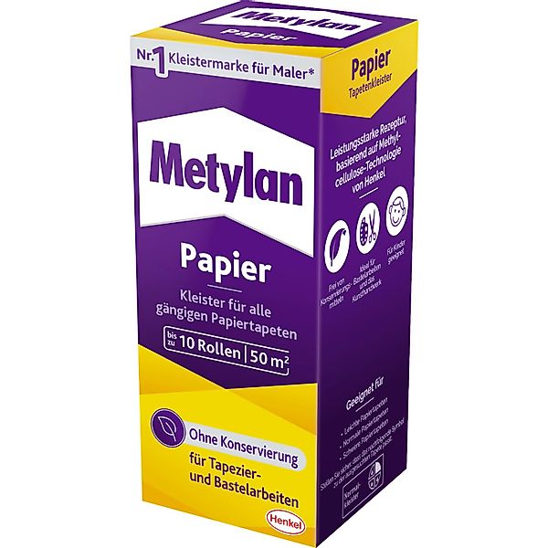 Metylan Tapetenkleister Papier ca. 0,125 kg günstig online kaufen