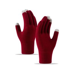 Coonoor Fleecehandschuhe Winterhandschuhe Touchscreen Handschuhe Strick günstig online kaufen