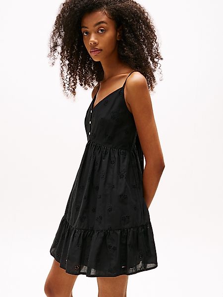 Tommy Jeans Minikleid TJW BRODERIE ANGLAISE günstig online kaufen