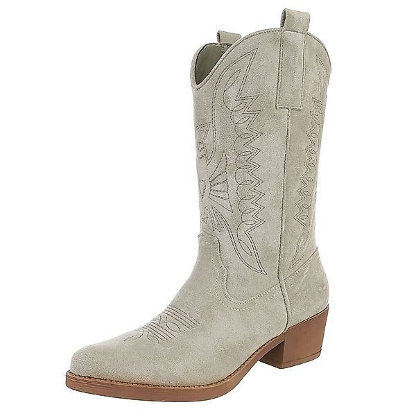 Ital-Design Stylische Damen-Stiefel mit Kunstvollen Details günstig online kaufen