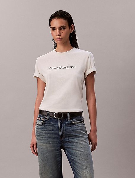 Calvin Klein Jeans T-Shirt mit Logoschriftzug günstig online kaufen