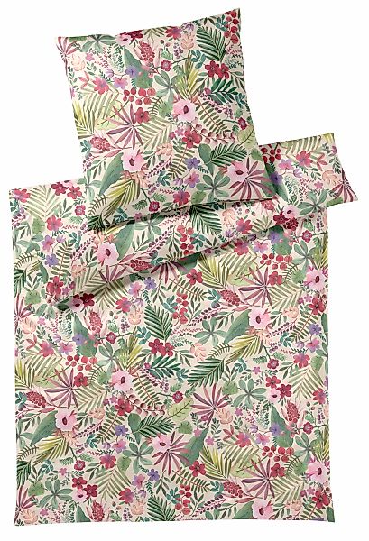 Elegante Bettwäsche "Rise Allover" 2 Stk. tlg. angenehmes Hautgefühl günstig online kaufen