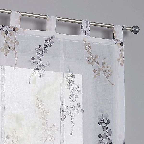 Kutti Raffrollo "Danny" mit Schlaufen ohne Bohren in Führungsschienen Monta günstig online kaufen