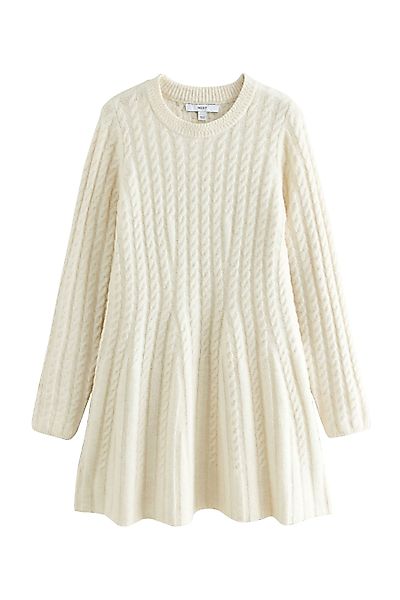 Next Minikleid Skater-Minikleid mit Zopfmuster und günstig online kaufen