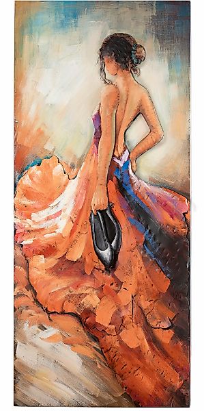 GILDE GALLERY Metallbild "Kunstobjekt Barefoot Tango" Frau 1 Stk. tlg. günstig online kaufen