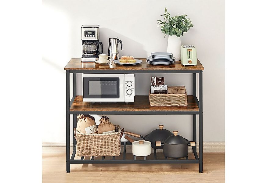 VASAGLE Küchenregal, Kücheninsel, Standregal, 60 x 120 x 90 cm (TxBxH) günstig online kaufen