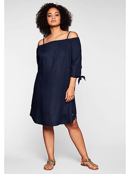 Sheego Strandkleid Große Größen im Carmen-Look günstig online kaufen