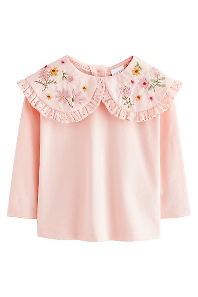 Next Langarmshirt Langarmshirt mit Kragen aus günstig online kaufen
