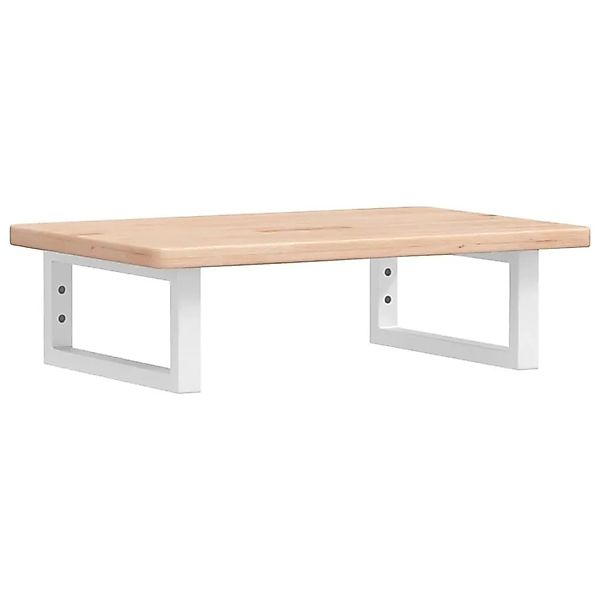 vidaXL Waschtischplatte mit Halterung Stahl und Massivholz Eiche 3302332 günstig online kaufen
