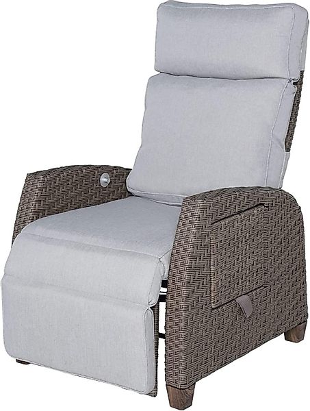 Grand patio Gartensessel Liegesessel mit Sitzkissen, günstig online kaufen