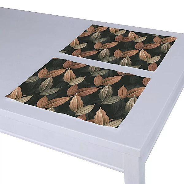 Tischset 2 Stck., schwarz- braun, 30 x 40 cm, Gardenia (143-21) günstig online kaufen