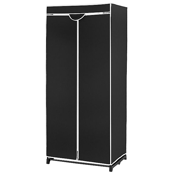 COSTWAY Stoffschrank Keiderschrank mit Kleiderstange, 172x74x50cm günstig online kaufen