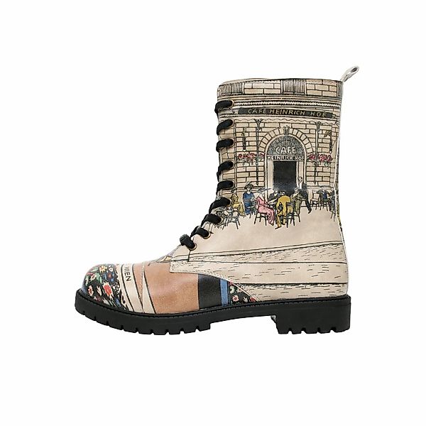 DOGO Schnürboots "Zipsy Cafe Wien Damen Stiefel / Female", Vegan günstig online kaufen