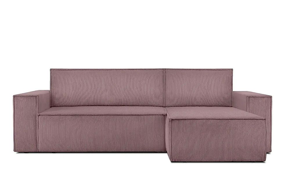 KONSIMO Ecksofa  Napi ¦ rosa/pink ¦ Maße (cm): B: 262 H: 89 Polstermöbel > günstig online kaufen