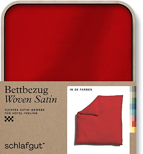Schlafgut Bettbezug Woven Satin, (1 St), günstig online kaufen