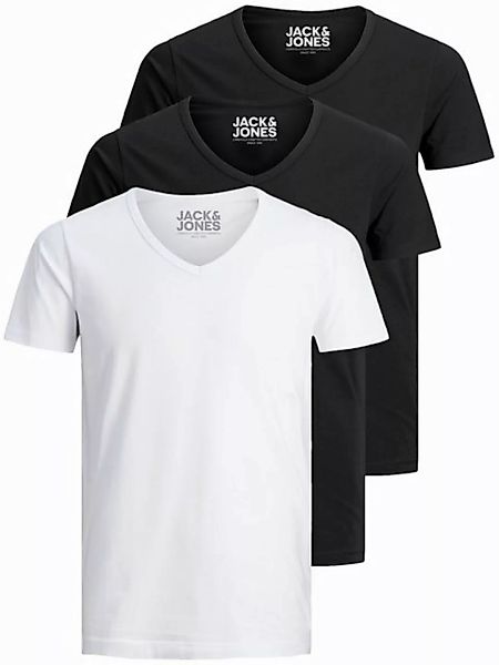 Jack & Jones T-Shirt Basic V-Neck (3-tlg., 3er Pack) etwas länger geschnitt günstig online kaufen