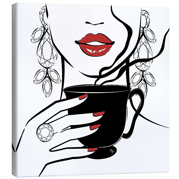 Posterlounge Poster Martina illustration, Kaffee-Zeit, Küche günstig online kaufen