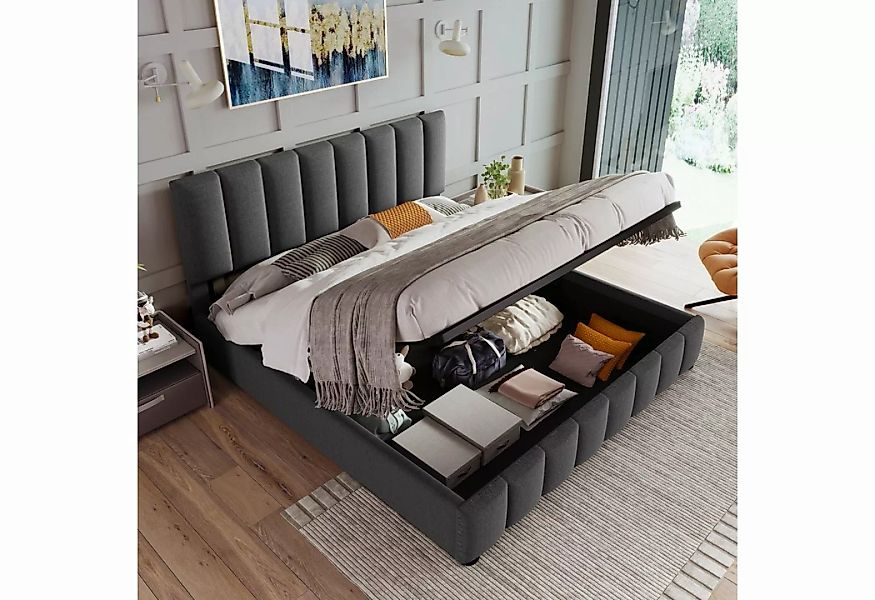 REDOM Polsterbett Doppelbett Bett Funktionsbett Hydraulisch ohne Matratze 1 günstig online kaufen