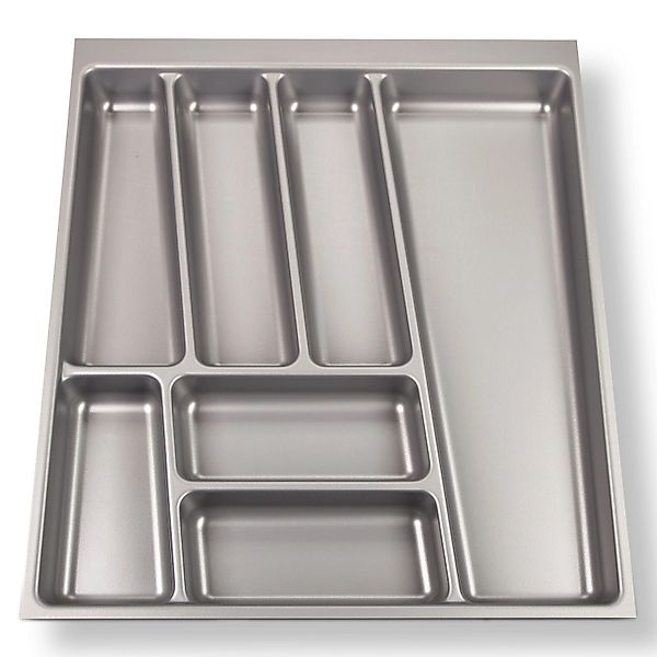 SOTECH ORGA-BOX II Besteckeinsatz 500 mm Höhe 45 mm Silbergrau Für Nobilia günstig online kaufen