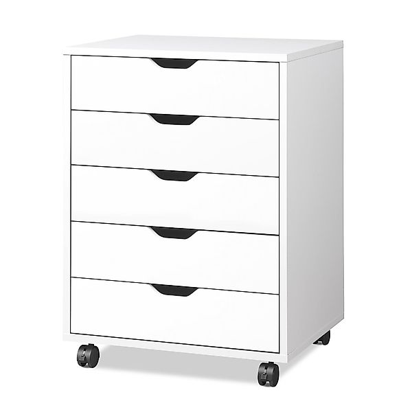 DEVAISE Aktenschrank Rollcontainer mit 5 Schubladen günstig online kaufen