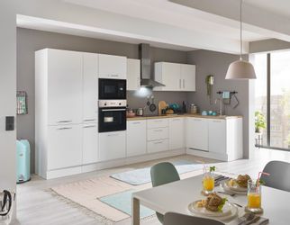 BASIC by Balculina Winkelküche "Turin" Stellbreite 370x175 cm, wahlweise mi günstig online kaufen