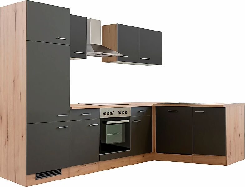 Flex-Well Küchenzeile "Morena", mit E-Geräten, Gesamtbreite 280 x 170 cm günstig online kaufen