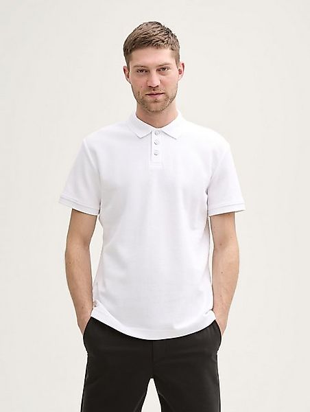 TOM TAILOR Poloshirt Jersey Poloshirt aus Baumwolle günstig online kaufen