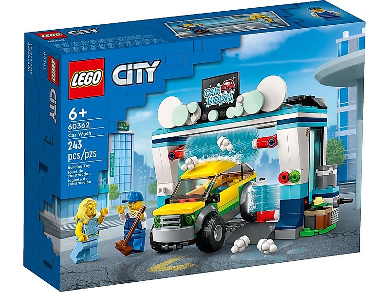 LEGO® LEGO® City 60362 Autowaschanlage Konstruktionsspielsteine, (243 St) günstig online kaufen
