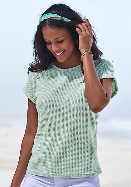 Vivance Kurzarmshirt "aus weicher Piqué-Qualität" günstig online kaufen