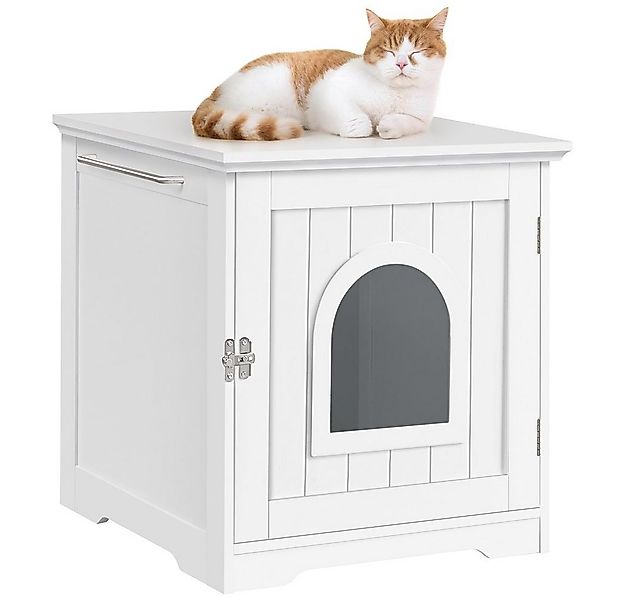 Yaheetech Tierhaus, Katzenschrank mit Stauraum Katzenhaus mit Tür günstig online kaufen