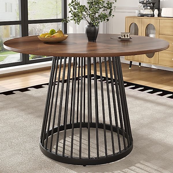 STILVORA Essgruppe Runder Tisch für 4,Kaffeetisch günstig online kaufen