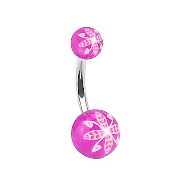Taffstyle Bauchnabelpiercing Piercing Edelstahl UV Kugel günstig online kaufen