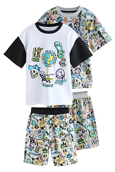 Next Pyjama Kurze Schlafanzüge, 2er-Pack (4 günstig online kaufen