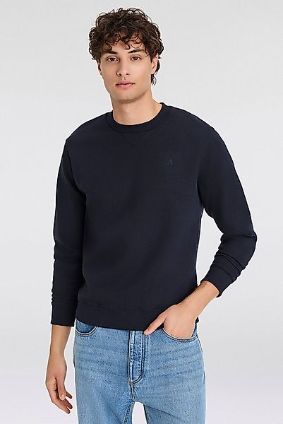 Replay Sweatshirt mit V-Einsatz am Halsausschnitt günstig online kaufen