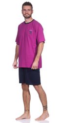 Moonline Shorty Kurzer Herren Schlafanzug Pyjama günstig online kaufen