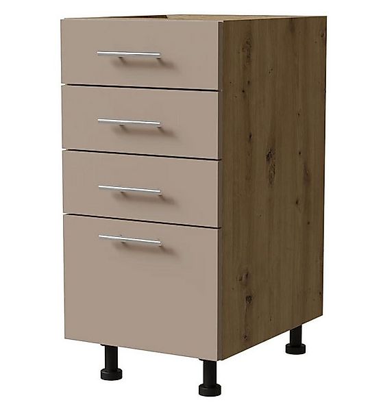 Feldmann-Wohnen Unterschrank Brerra (D4/40, 4 Schubladen - REJS Comfort Box günstig online kaufen